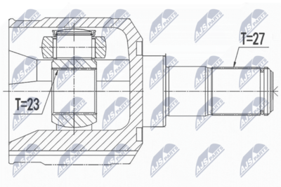 Joint Kit, drive shaft NTY NPW-HY-531