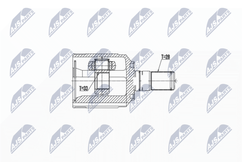 NTY NPW-HY-538 Joint Kit, drive shaft