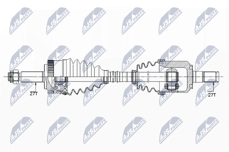 NTY NPW-HY-543 Drive Shaft