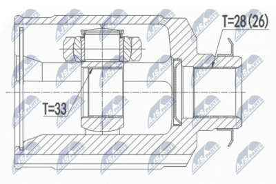 Joint Kit, drive shaft NTY NPW-HY-544