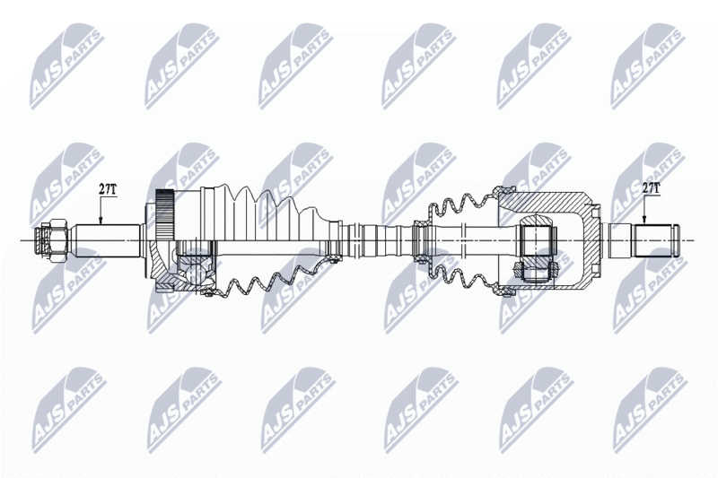 NTY NPW-HY-545 Drive Shaft