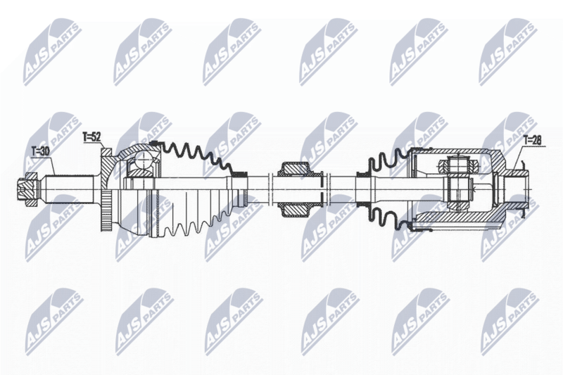 NTY NPW-HY-575 Drive Shaft