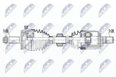 Drive Shaft NTY NPW-HY-583