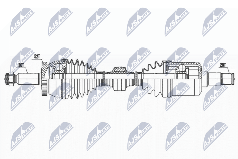 NTY NPW-HY-595 Drive Shaft