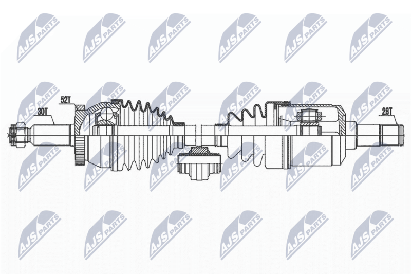 NTY NPW-HY-597 Drive Shaft
