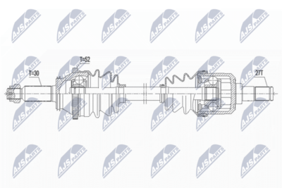 Drive Shaft NTY NPW-HY-601