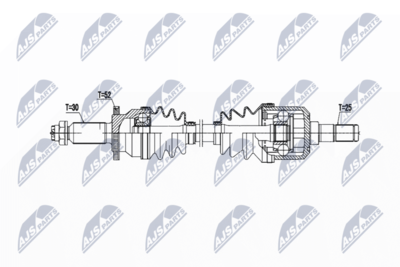 Drive Shaft NTY NPW-HY-624