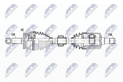 Drive Shaft NTY NPW-HY-625