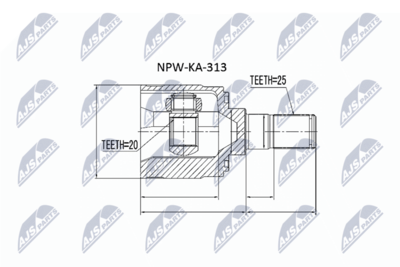 Joint Kit, drive shaft NTY NPW-KA-313