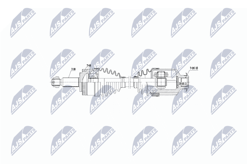 NTY NPW-KA-342 Drive Shaft