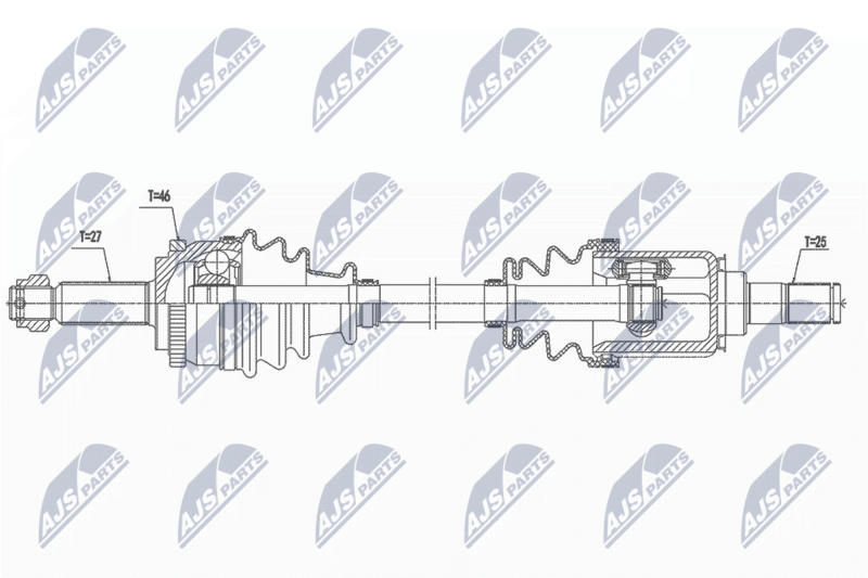 NTY NPW-KA-368 Drive Shaft
