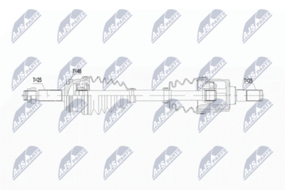 Drive Shaft NTY NPW-KA-384