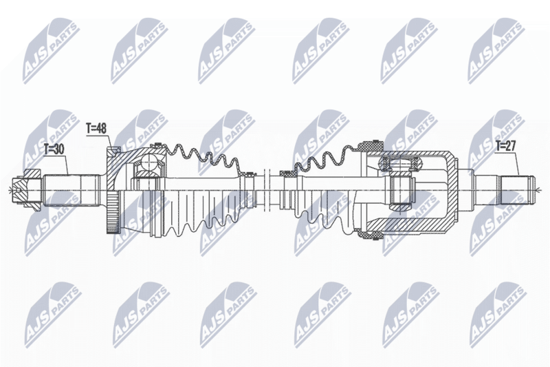 NTY NPW-KA-400 Drive Shaft