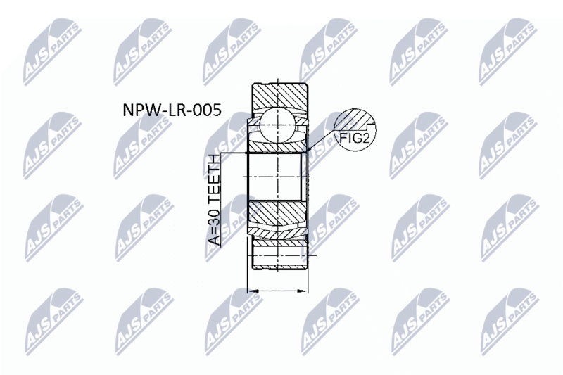 NTY NPW-LR-005 Joint Kit, drive shaft