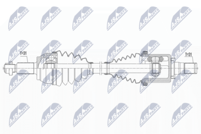 Drive Shaft NTY NPW-LR-021