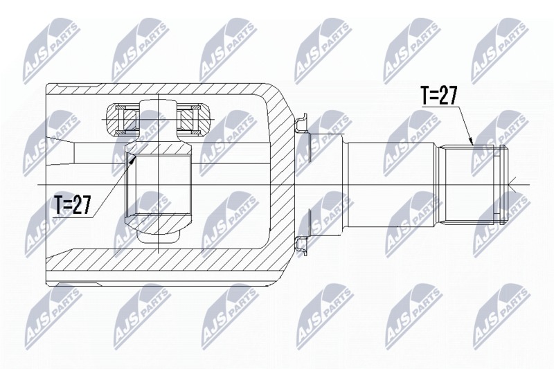 NTY NPW-ME-043 Joint Kit, drive shaft