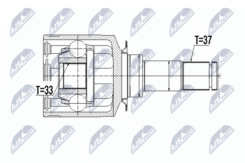 NTY NPW-ME-049 Joint Kit, drive shaft