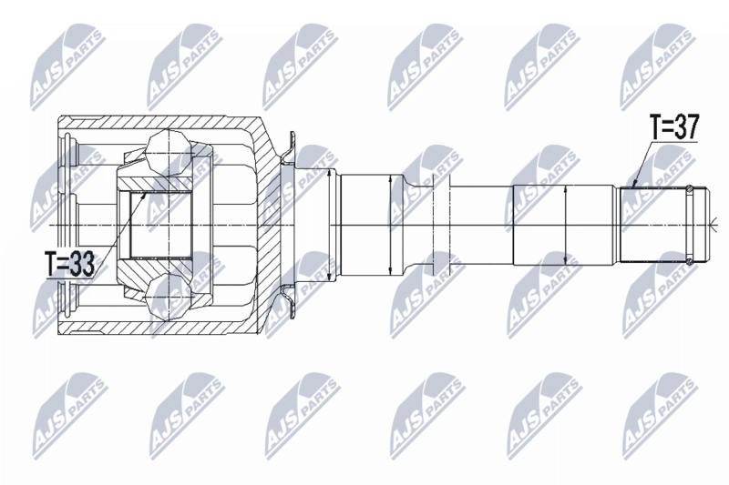 NTY NPW-ME-050 Joint Kit, drive shaft