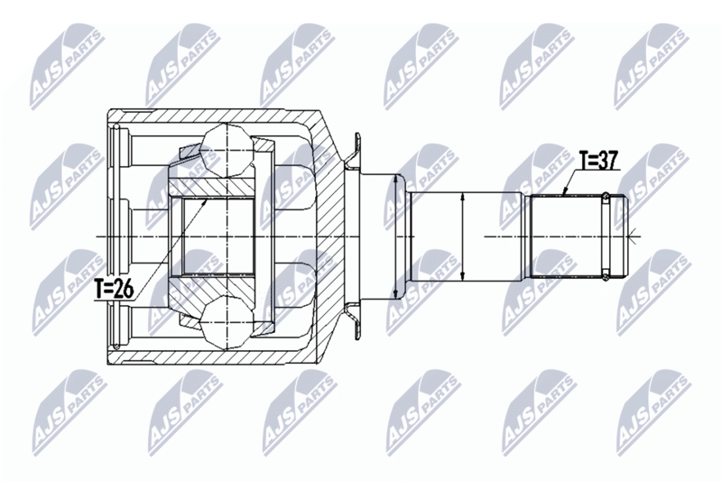NTY NPW-ME-057 Joint Kit, drive shaft