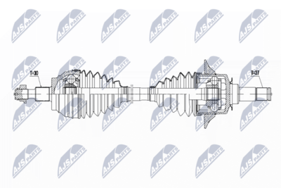 Drive Shaft NTY NPW-ME-068
