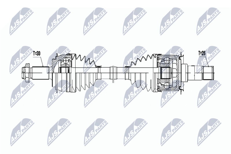NTY NPW-ME-072 Drive Shaft