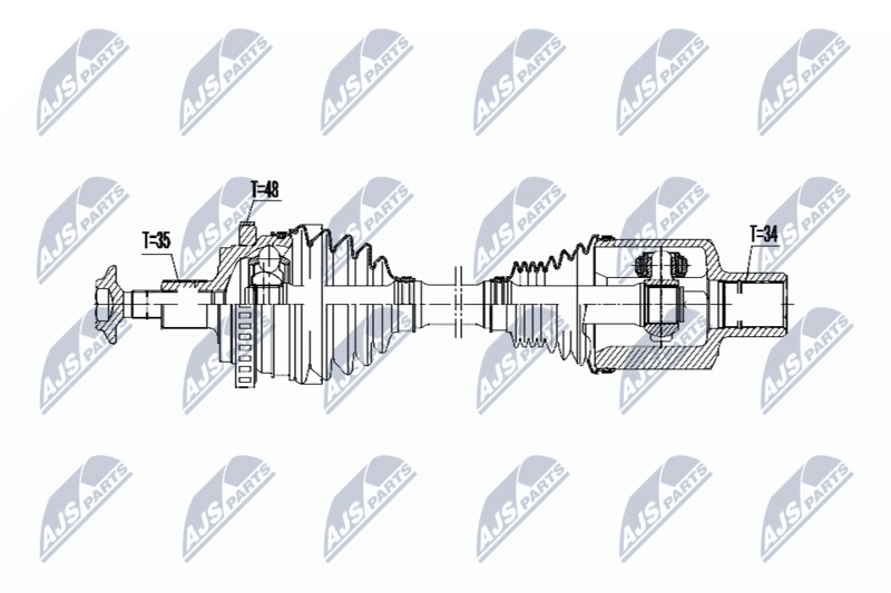 NTY NPW-ME-073 Drive Shaft