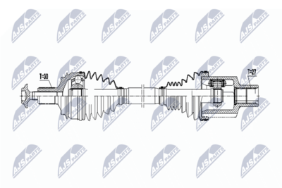 Drive Shaft NTY NPW-ME-075
