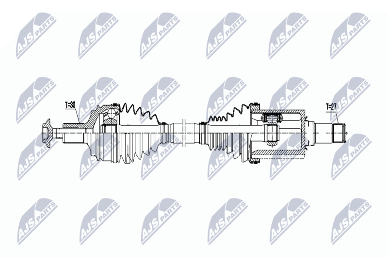 NTY NPW-ME-078 Drive Shaft
