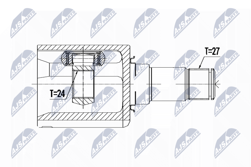 NTY NPW-ME-086 Joint Kit, drive shaft