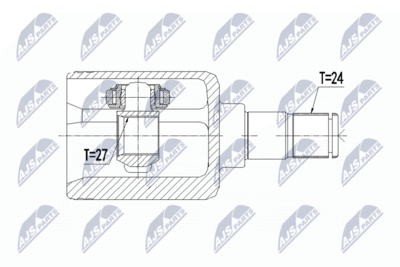 Joint Kit, drive shaft NTY NPW-ME-091