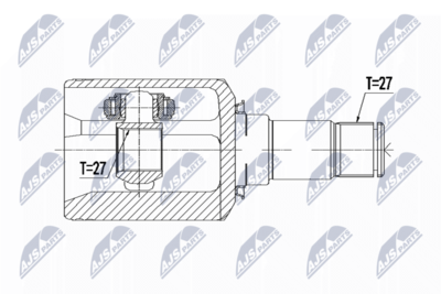 Joint Kit, drive shaft NTY NPW-ME-092