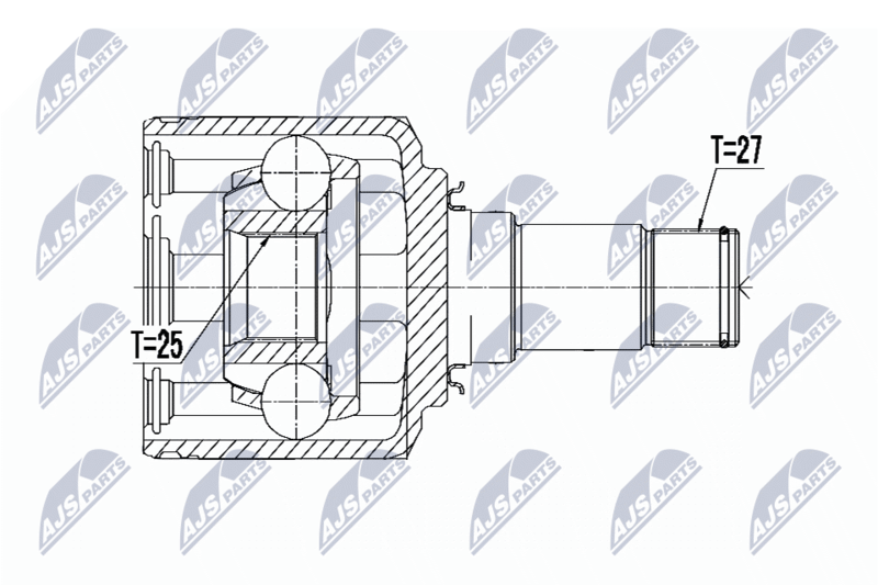 NTY NPW-ME-095 Joint Kit, drive shaft