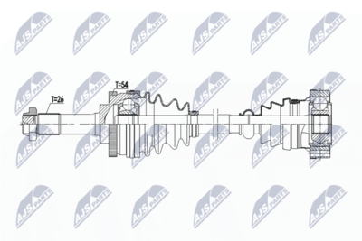 Drive Shaft NTY NPW-ME-100