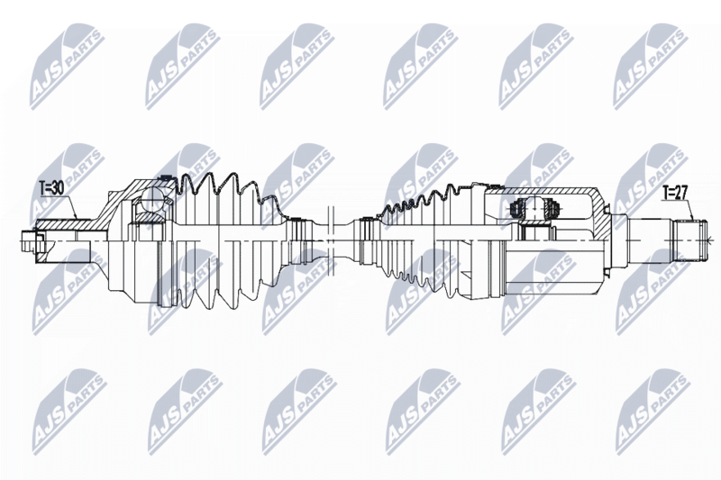 NTY NPW-ME-104 Drive Shaft