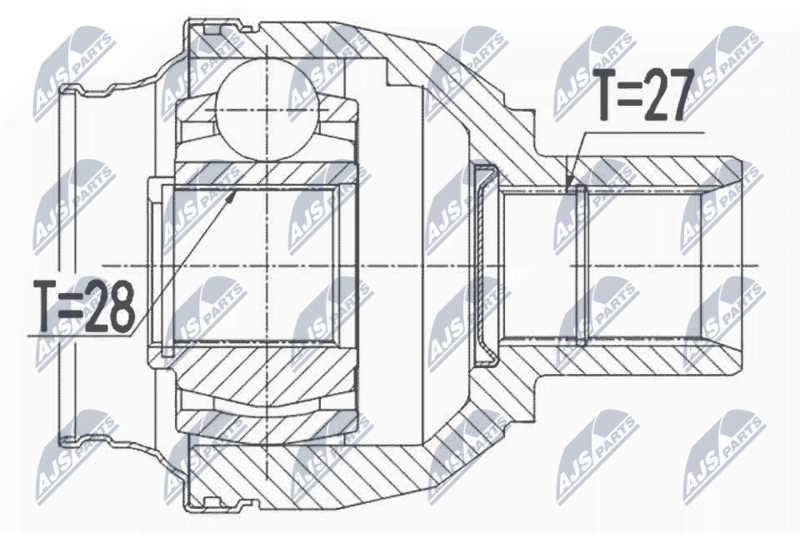 NTY NPW-ME-115 Drive Shaft