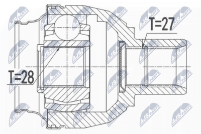 Drive Shaft NTY NPW-ME-115