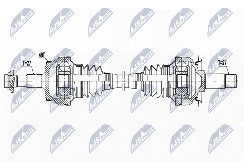 NTY NPW-ME-136 Drive Shaft