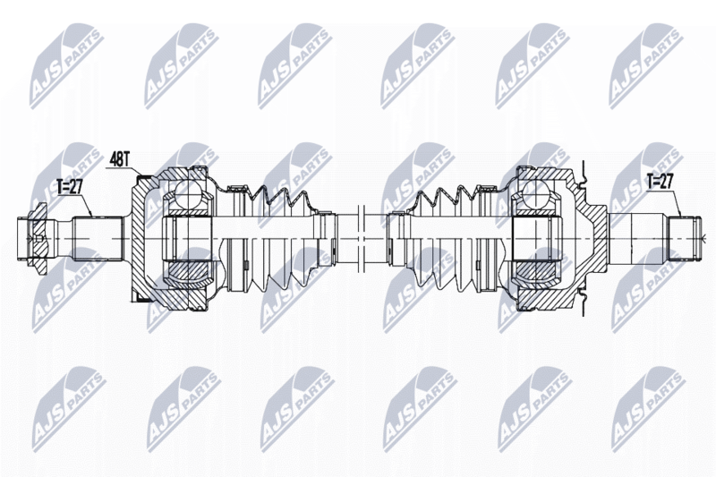 NTY NPW-ME-138 Drive Shaft