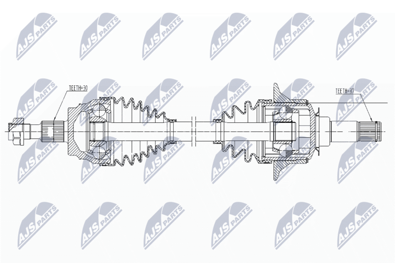 NTY NPW-ME-162 Drive Shaft