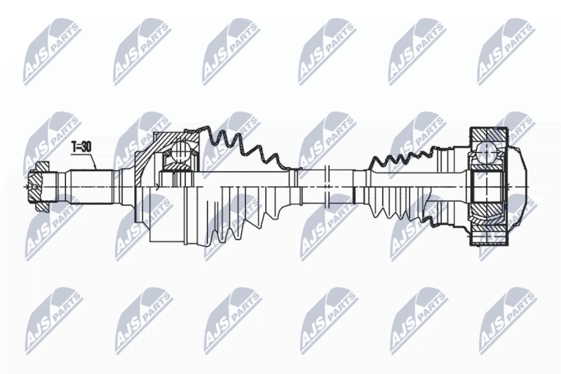 NTY NPW-ME-164 Drive Shaft