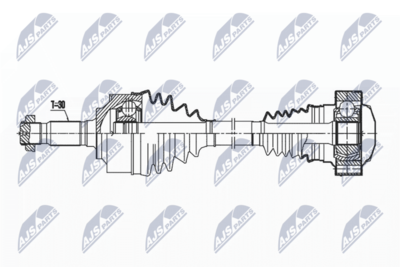 Drive Shaft NTY NPW-ME-164