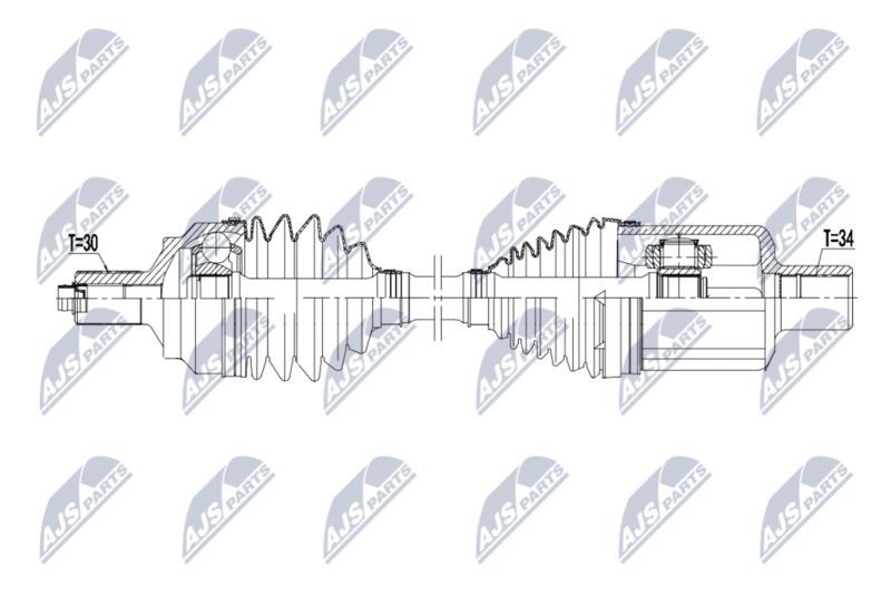 NTY NPW-ME-182 Drive Shaft