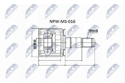 Joint Kit, drive shaft NTY NPW-MS-016
