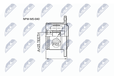 Joint Kit, drive shaft NTY NPW-MS-040