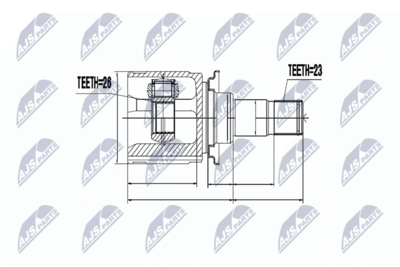 Joint Kit, drive shaft NTY NPW-MS-044