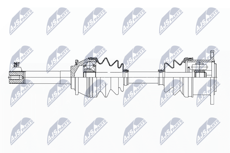 NTY NPW-MS-051 Drive Shaft