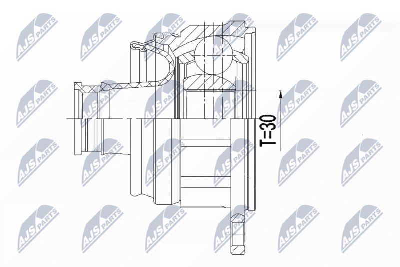 NTY NPW-MS-056 Joint Kit, drive shaft