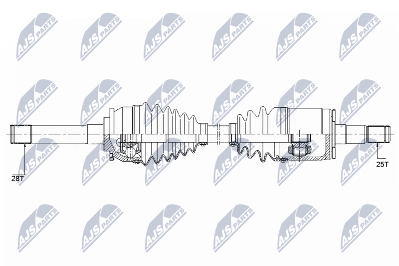 NTY NPW-MS-057 Drive Shaft