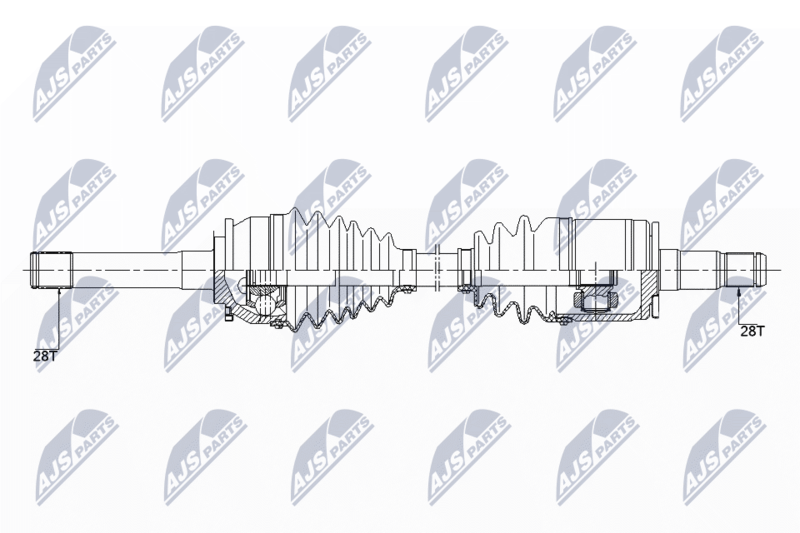 NTY NPW-MS-059 Drive Shaft