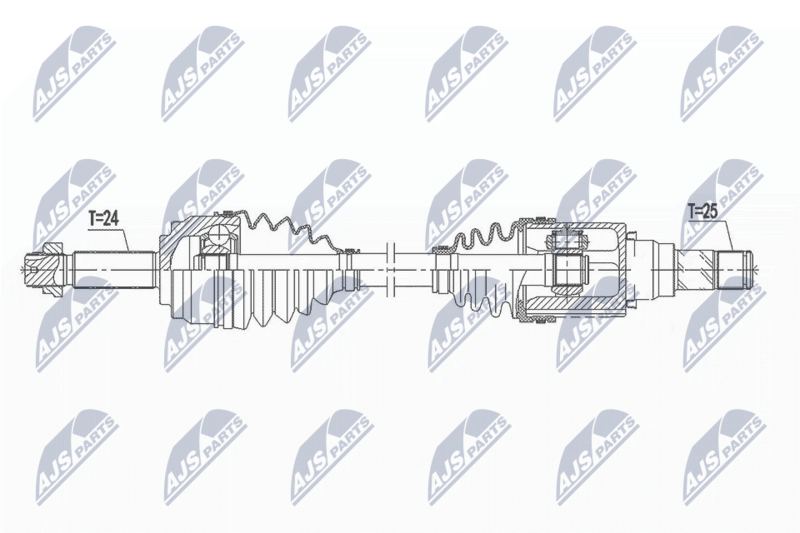 NTY NPW-MS-063 Drive Shaft